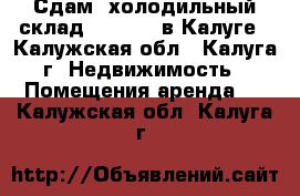 Сдам: холодильный склад -28  5 C в Калуге - Калужская обл., Калуга г. Недвижимость » Помещения аренда   . Калужская обл.,Калуга г.